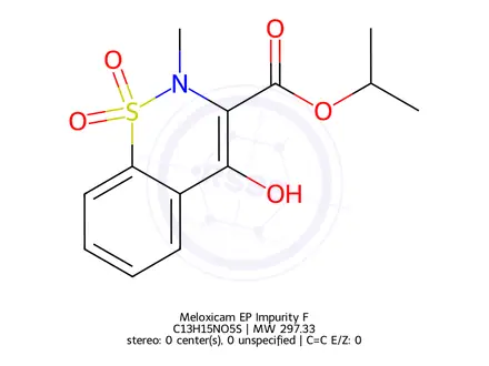 Chemical structure of Meloxicam EP Impurity F