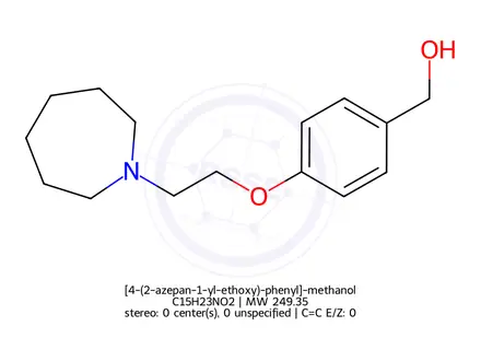 Chemical structure of Bazedoxifene Impurity 2