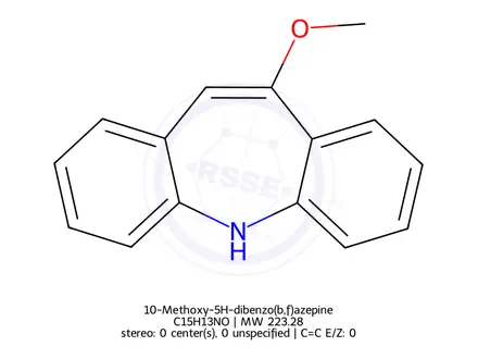 Chemical structure of Oxcarbazepine EP Impurity H