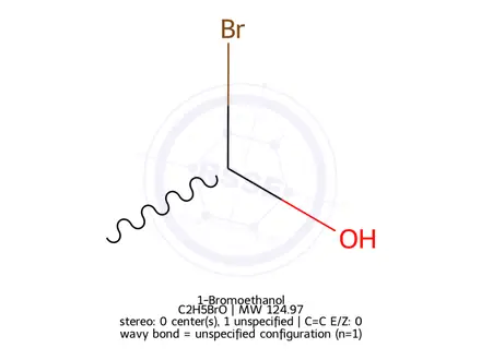 Chemical structure of 1-Bromoethanol