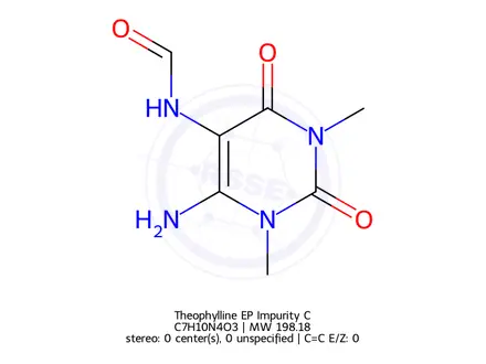 Chemical structure of Theophylline EP Impurity C