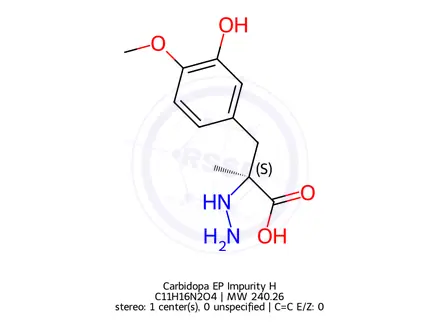 Chemical structure of Carbidopa EP Impurity H