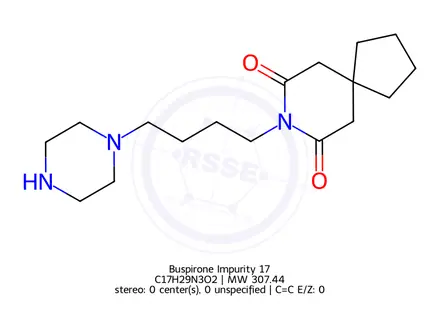 Chemical structure of Buspirone Impurity 17