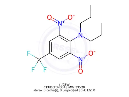 Chemical structure of Trifluralin