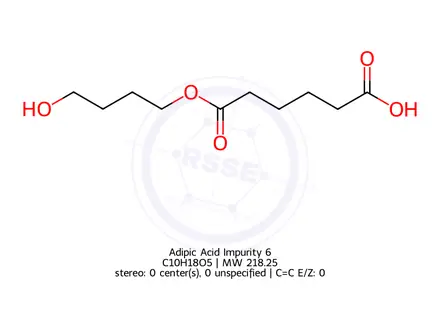 Chemical structure of Adipic Acid Impurity 6