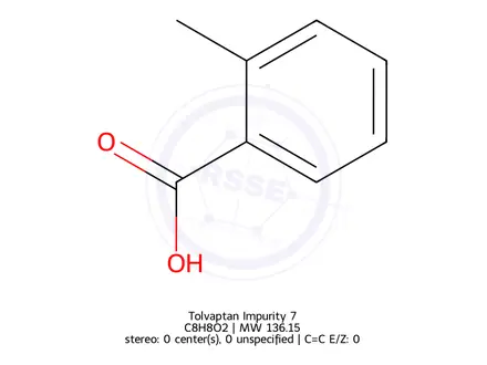 Chemical structure of Tolvaptan Impurity 7
