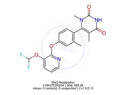 Chemical structure of (Rac)-Razpipadon