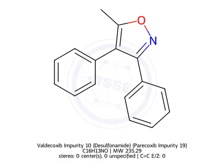 Chemical structure of Parecoxib Impurity 19 (Valdecoxib Impurity 10 (Desulfonamide))