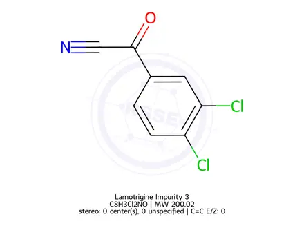Chemical structure of Lamotrigine Impurity 3