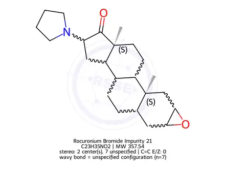Chemical structure of Rocuronium Bromide Impurity 21