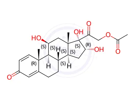 Chemical structure of Budesonide Impurity 26