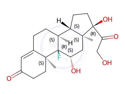 Chemical structure of Fludrocortisone