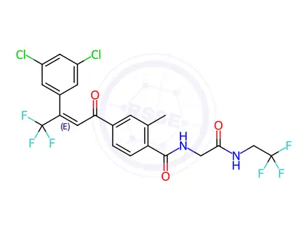 Chemical structure of Fluralaner Impurity 35