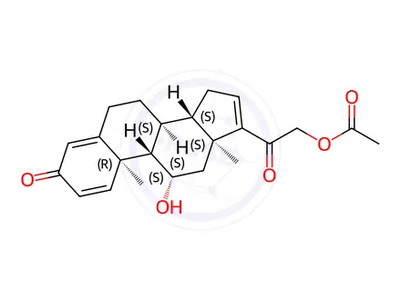 Chemical structure of Budesonide Impurity 22
