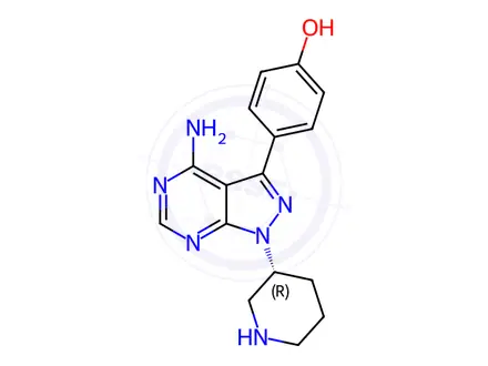 Chemical structure of Ibrutinib Impurity 140