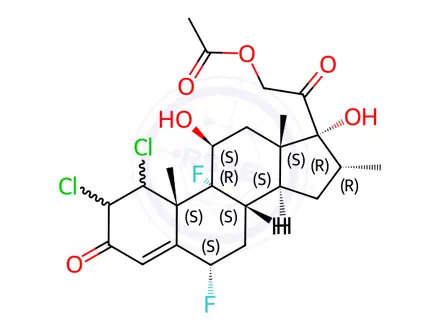 Chemical structure of Halometasone Impurity 10