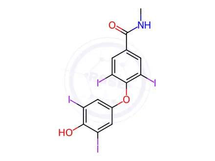 Chemical structure of Levothyroxine USP Impurity e