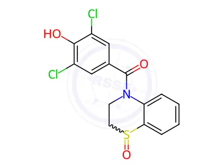Chemical structure of Dotinurad Impurity 30