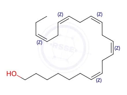 Chemical structure of 7(Z),10(Z),13(Z),16(Z),19(Z)-Docosapentaenol