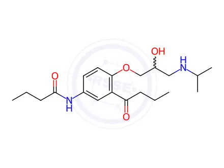 Chemical structure of Acebutolol EP Impurity K