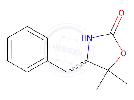 Chemical structure of 4-Benzyl-5,5-dimethyloxazolidin-2-one