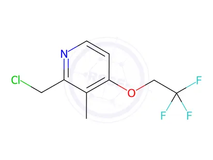 Chemical structure of lansoprazole Impurity 12