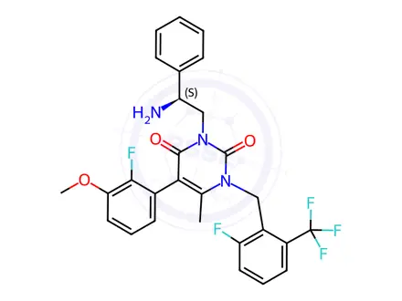 Chemical structure of Elagolix Impurity 12