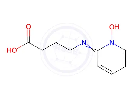 Chemical structure of Butanoic acid, 4-[(1-oxido-2-pyridinyl)amino]-(9CI)