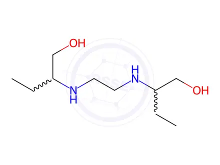 Chemical structure of Ethambutol EP Impurity C (2R,2’R-Ethambutol) DiHCl
