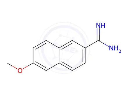 Chemical structure of Nafamostat Mesilate Impurity 86