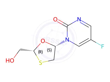 Chemical structure of Desamino Emtricitabine