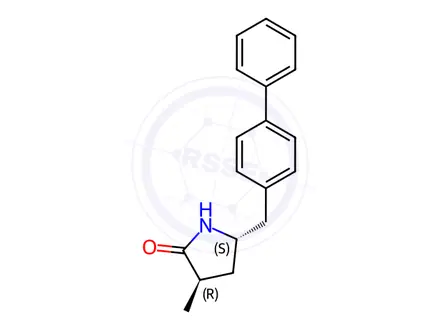 Chemical structure of LCZ696(valsartan + sacubitril) Impurity 7