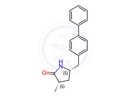 Chemical structure of Sacubitril Impurity 3