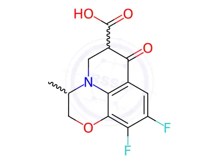 Chemical structure of Levofloxacin Impurity 63