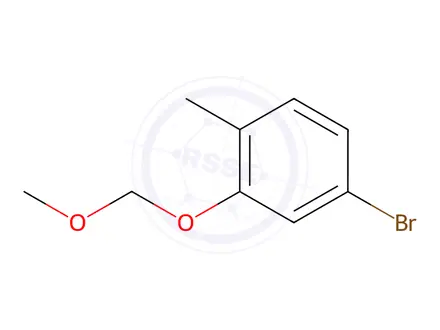 Chemical structure of 4-Bromo-2-(methoxymethoxy)-1-methylbenzene