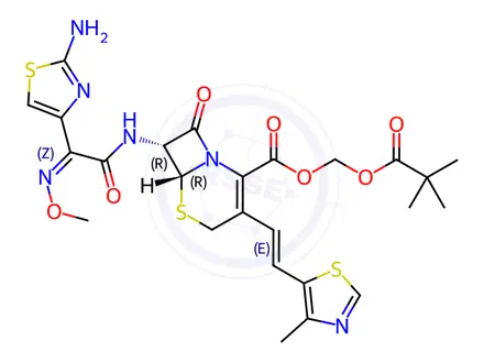 Chemical structure of Cefditoren Impurity 10