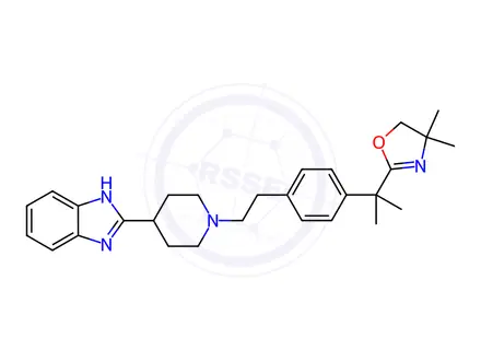 Chemical structure of Bilastine Impurity 31