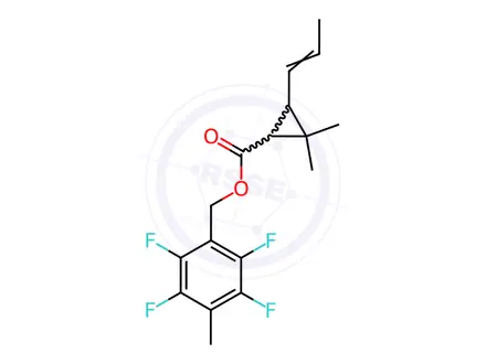 Chemical structure of Tefluthrin Impurity 6 (Profluthrin)
