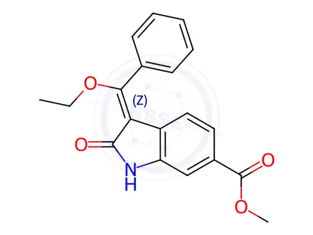 Chemical structure of Nintedanib Ethoxy Enolindole