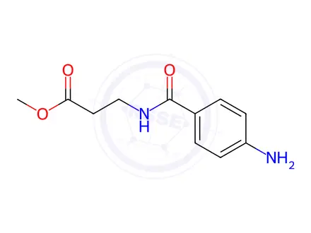 Chemical structure of N-(4-Aminobenzoyl)-β-alanine Methyl Ester