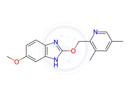 Chemical structure of Omeprazole Impurity 3
