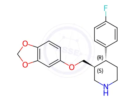 Chemical structure of Paroxetine Impurity 3