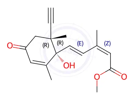 Chemical structure of Abscisic Acid Impurity 5