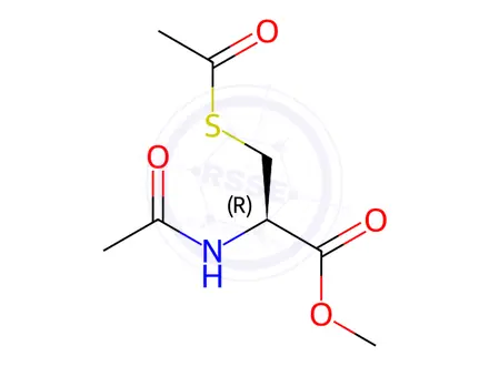 Chemical structure of Acetylcysteine Impurity 221