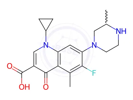 Chemical structure of Sparfloxacin Impurity 26