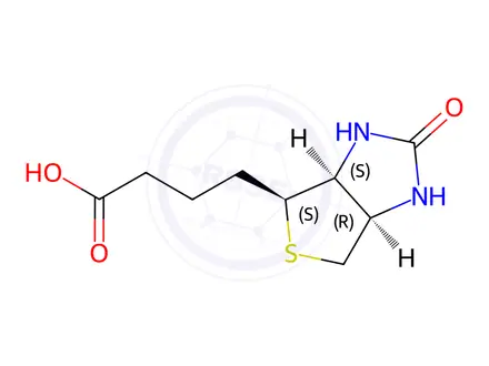Chemical structure of Norbiotin