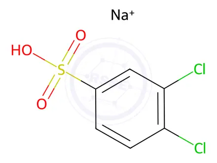 Chemical structure of Sodium 3,4-dichlorobenzenesulfonate