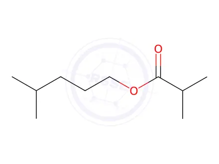 Chemical structure of 4-methylpentyl isobutyrate