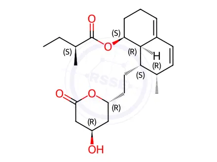 Chemical structure of Mevastatin