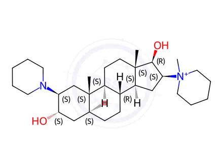 Chemical structure of Vecuronium Bromide EP Impurity D